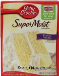 Betty Crocker Super Moist french vanilla cake mix Center Front Picture